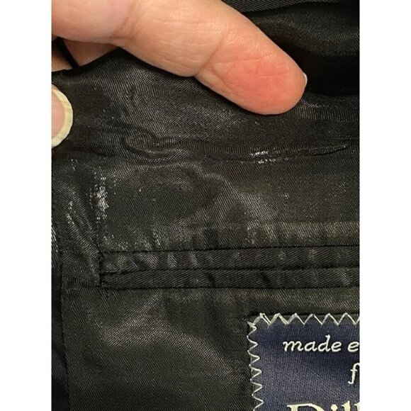 Daniel Cremieux Collection Blazer Men's 42R Black Pure New Wool Woolmark union - Picture 14 of 16